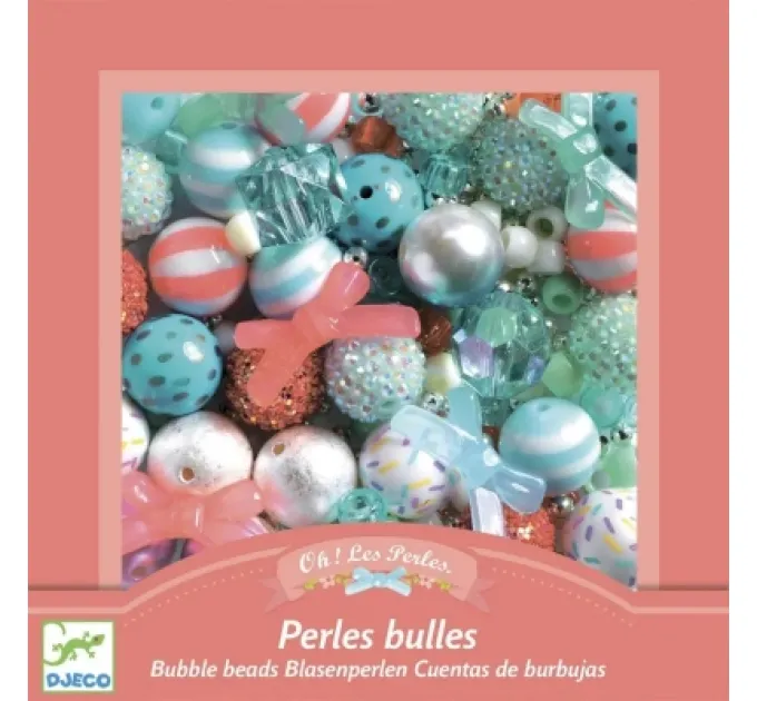 Djeco Набір для творчості Djeco Виготовлення намиста Сріблясті бульбашки (DJ00025)
