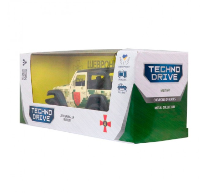 Battat Машина Battat серії Шеврони Героїв - Jeep Wrangler Rubicon - ОК Південь (250398UM)