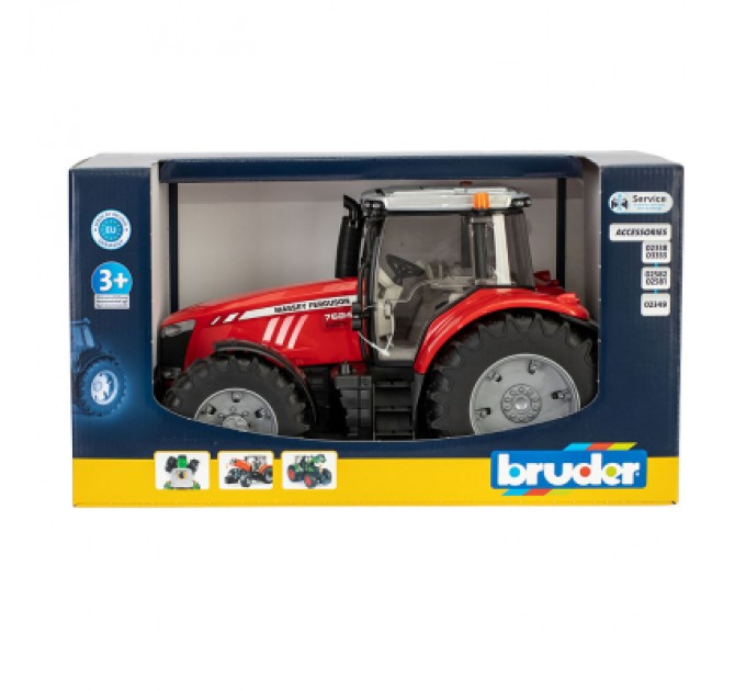 Bruder Спецтехніка Bruder Трактор Massey Ferguson 7624 (03046)