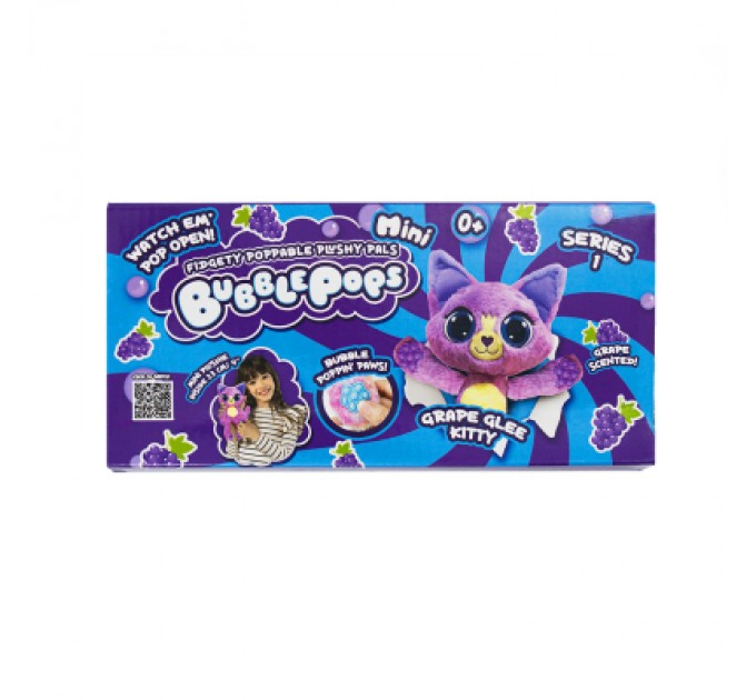 Bubble Pops М'яка іграшка Bubble Pops Виноградне кошеня 20 см (2402005/5)