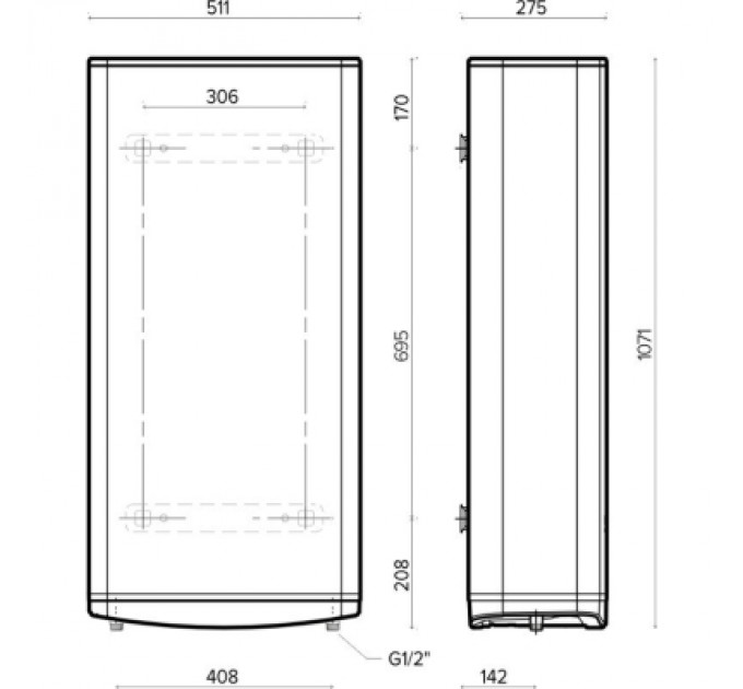 Ariston Бойлер Ariston VELIS TECH 80 EU (3100918)