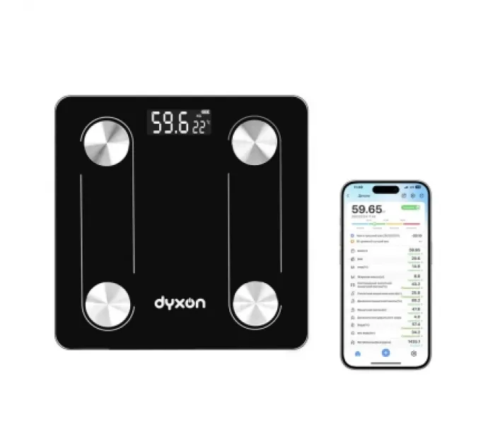 DYXON Ваги підлогові DYXON MEGASCALES 100 Black (DXNVGMGSCLS100B)