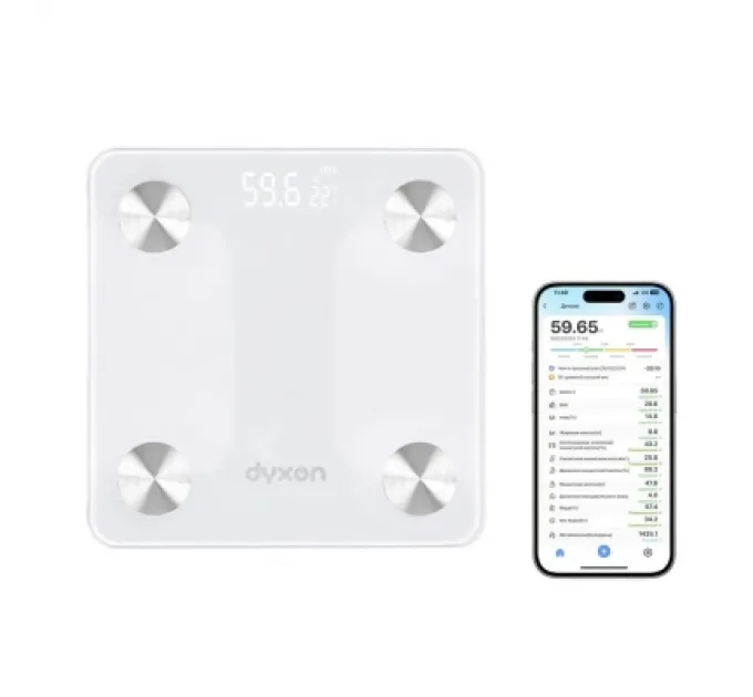 DYXON Ваги підлогові DYXON MEGASCALES 200 White (DXNVGMGSCLS200W)