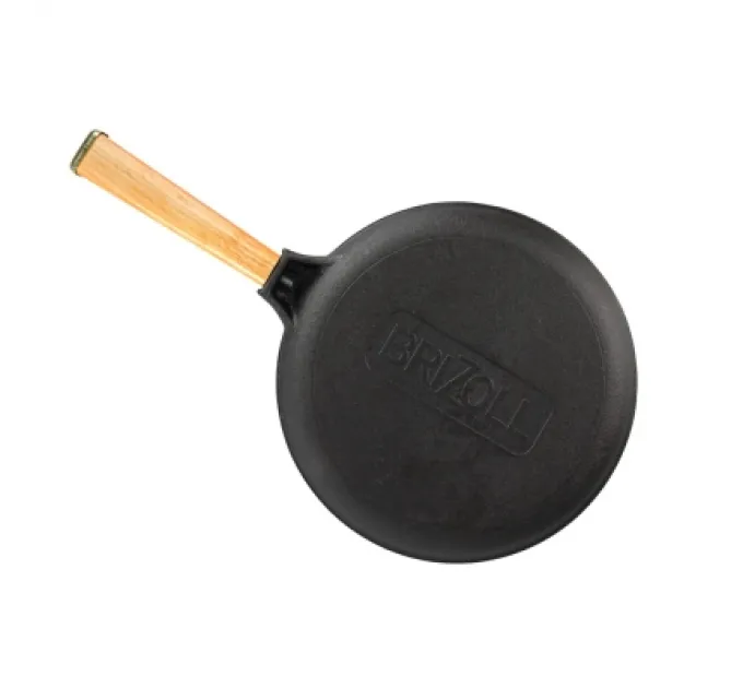 Brizoll Сковорода Brizoll Optima чавунна з ручкою для млинців 240х15 мм (O2415-P)