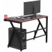 GT Racer Комп'ютерний стіл GT Racer T-1218 Black (T-1218 (120x60x73) Black)