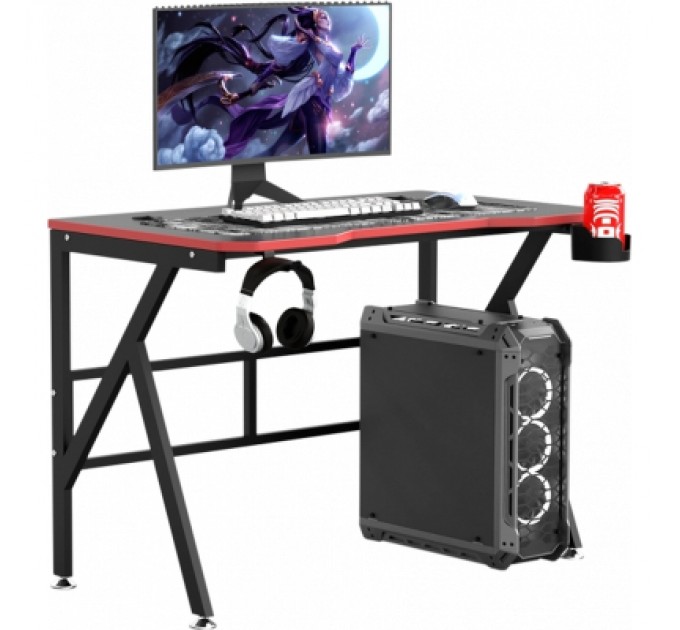 GT Racer Комп'ютерний стіл GT Racer T-1218 Black (T-1218 (120x60x73) Black)