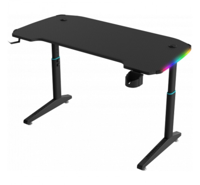 GT Racer Комп'ютерний стіл GT Racer T-1221 Black (T-1221 (120x60x71-79) Black)