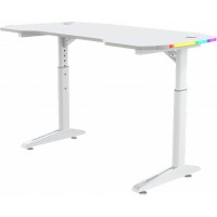 Комп'ютерний стіл GT Racer T-1229 White (T-1229 (120x60x71-79) White)