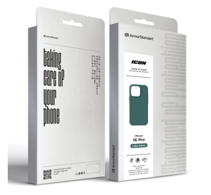 Armorstandart Чохол до мобільного телефона Armorstandart ICON2 MagSafe Apple iPhone 16 Pro Lake Green (ARM81318)