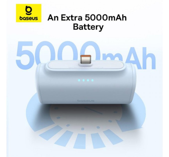 Baseus Батарея універсальна Baseus Compact 4900mAh 20W Lightning, Black (PPWC05I) (P10068304112-00)