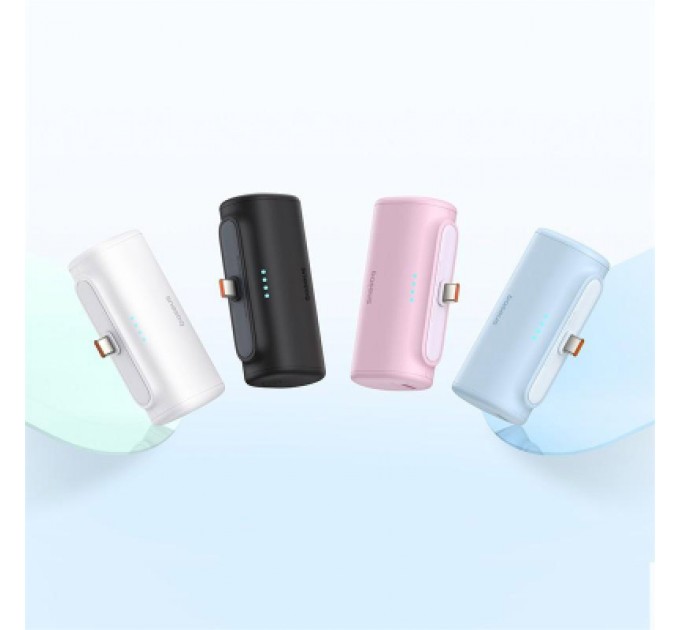 Baseus Батарея універсальна Baseus Compact 4900mAh 20W Lightning, White (PPWC05I) (P10068304212-00)