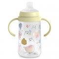 Suavinex Поїльник-непроливайка Suavinex Bear family чашка з силіконовим носиком, 270 мл,+6 міс зелена (308679)