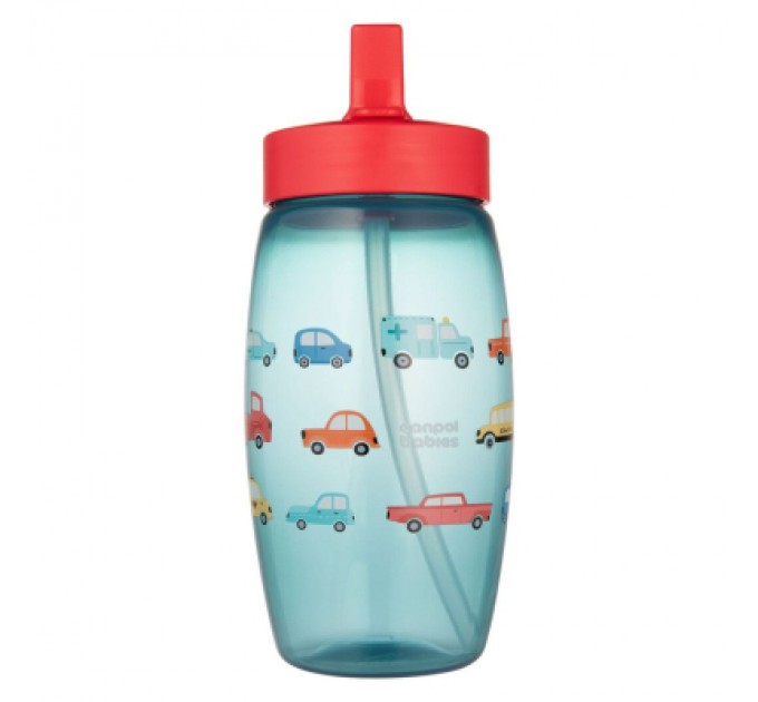 Canpol babies Поїльник-непроливайка Canpol babies Автомобілі зі складним носиком 400 мл (56/618_blu)