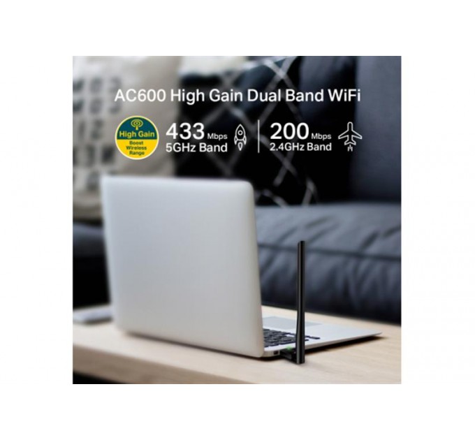 TP-Link Бездротовий адаптер TP-Link Archer T2U Plus