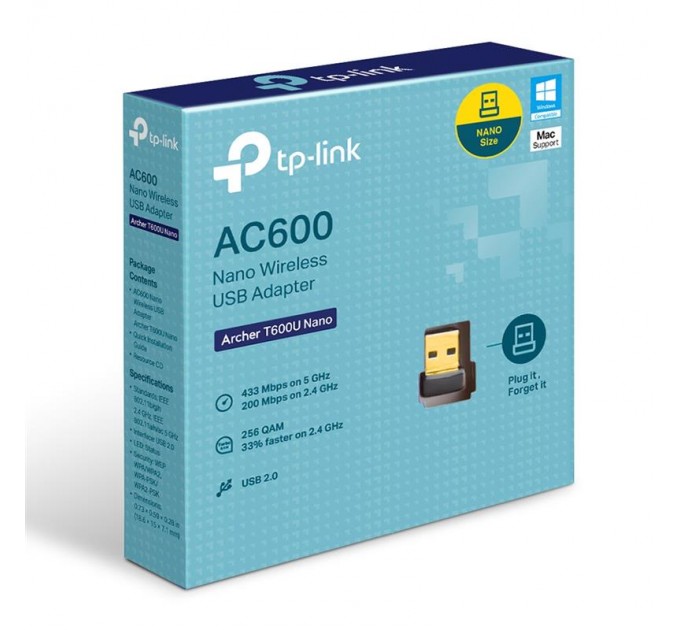 TP-Link Бездротовий адаптер TP-Link Archer T600U Nano