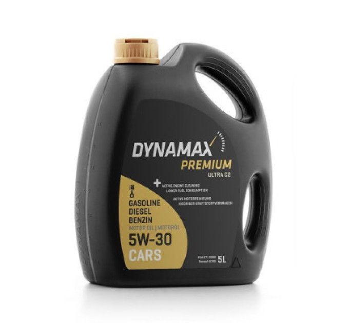 DYNAMAX Моторна олива DYNAMAX PREMIUM ULTRA C2 5W30 5л (502074)