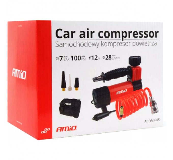 AMiO Автомобільний компресор AMiO HQ ACOMP-05 (02179)