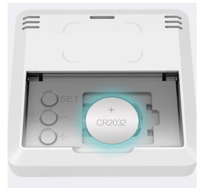 Xiaomi Метеостанція Xiaomi Miiiw Temperature Humidity Clock White S210 (MW22S06)