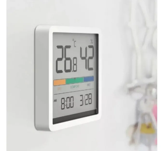 Xiaomi Метеостанція Xiaomi Miiiw Temperature Humidity Clock White S210 (MW22S06)