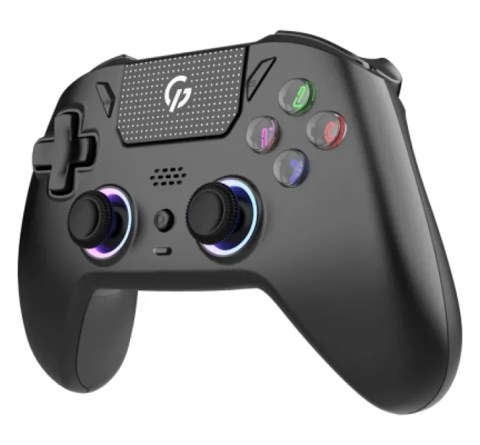 GamePro Геймпад GamePro GPS13B BT 5.3/USB/PC/iOS/Android/PS3/PS4 RGB Black (GPS13B)