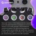 GamePro Геймпад GamePro GPS13W BT 5.3/USB/PC/iOS/Android/PS3/PS4 RGB White (GPS13W)