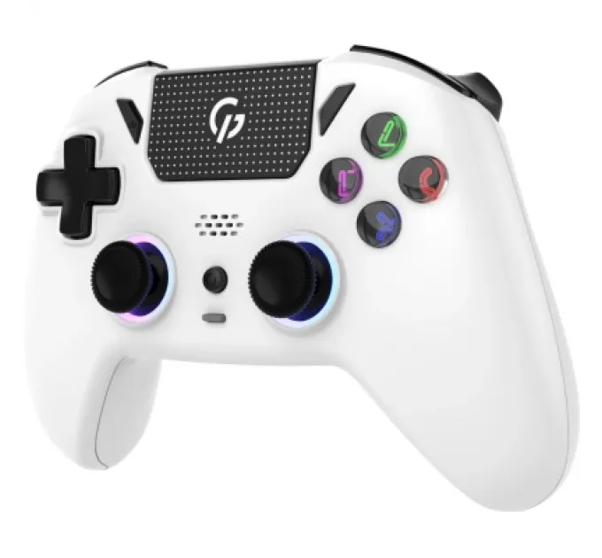 GamePro Геймпад GamePro GPS13W BT 5.3/USB/PC/iOS/Android/PS3/PS4 RGB White (GPS13W)