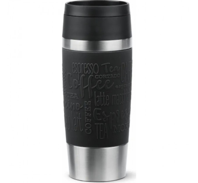 Tefal Термокружка Tefal Travel Mug Classic, 360мл, нержавіюча сталь, чорний (N2020210)