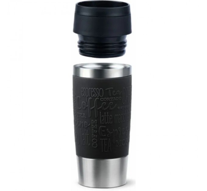 Tefal Термокружка Tefal Travel Mug Classic, 360мл, нержавіюча сталь, чорний (N2020210)