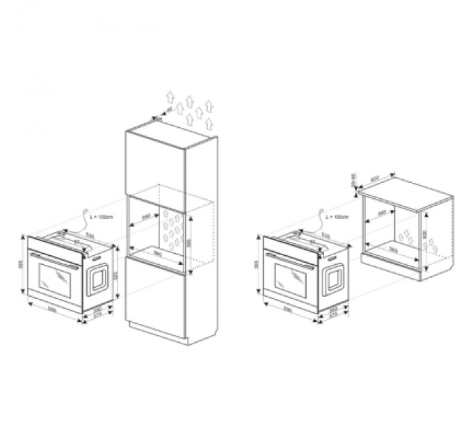 Hansa Духова шафа Hansa BOESS694097