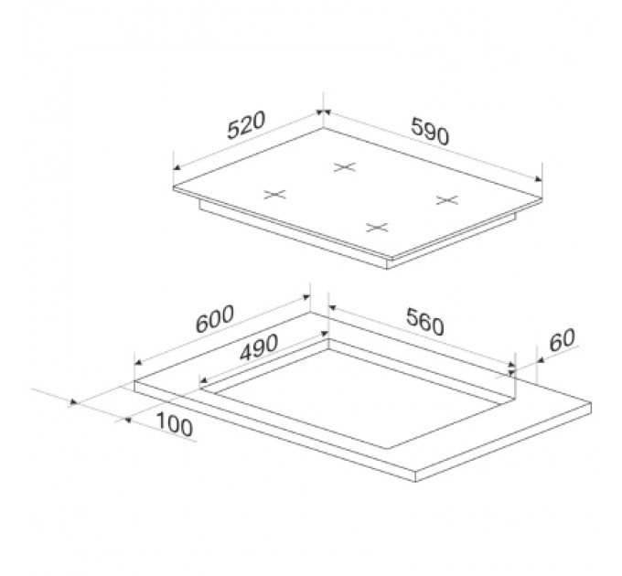 Hansa Варочна поверхня Hansa BHGI 63170