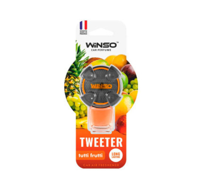 WINSO Ароматизатор для автомобіля WINSO Tweeter Tutti Frutti 8мл (530850)