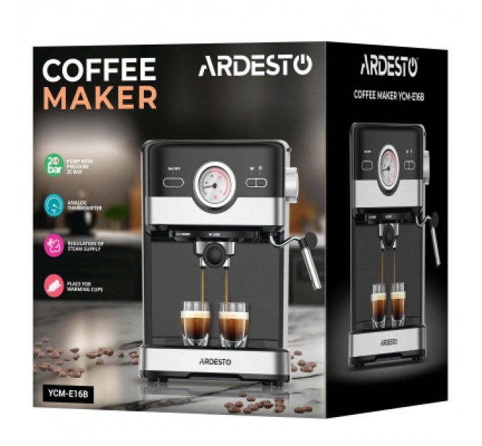 Ardesto Ріжкова кавоварка еспресо Ardesto YCM-E16B