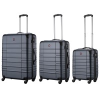 Набір валіз Wenger Amplar 3 в 1 (S,M,L) пластик, 4 колеса, синій (653150)