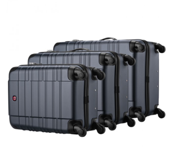 Wenger Набір валіз Wenger Amplar 3 в 1 (S,M,L) пластик, 4 колеса, синій (653150)