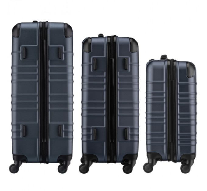 Wenger Набір валіз Wenger Amplar 3 в 1 (S,M,L) пластик, 4 колеса, синій (653150)