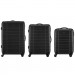 Wenger Набір валіз Wenger Amplar 3 в 1 (S,M,L) пластик, 4 колеса, чорний (653149)