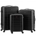 Wenger Набір валіз Wenger Amplar 3 в 1 (S,M,L) пластик, 4 колеса, чорний (653149)