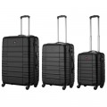 Wenger Набір валіз Wenger Amplar 3 в 1 (S,M,L) пластик, 4 колеса, чорний (653149)