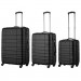 Wenger Набір валіз Wenger Amplar 3 в 1 (S,M,L) пластик, 4 колеса, чорний (653149)