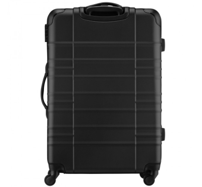 Wenger Валіза Wenger Amplar, велика, пластик, 4 колеса, чорна (653140)