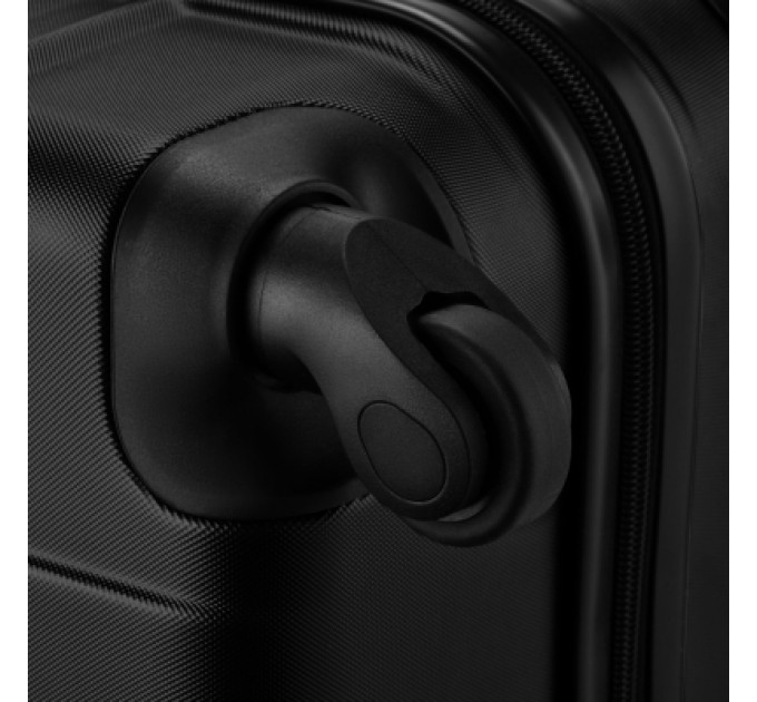 Wenger Валіза Wenger Amplar, велика, пластик, 4 колеса, чорна (653140)