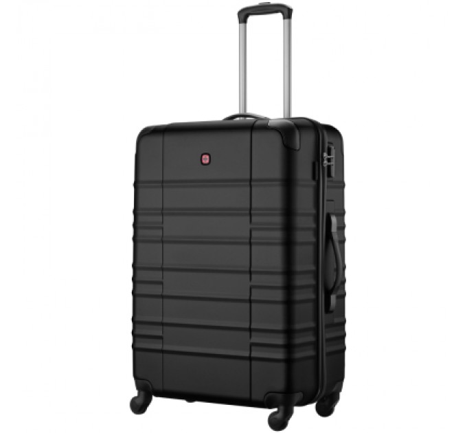Wenger Валіза Wenger Amplar, велика, пластик, 4 колеса, чорна (653140)