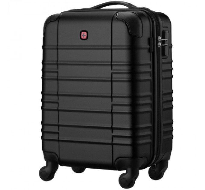 Wenger Валіза Wenger Amplar, мала, пластик, 4 колеса, чорна (653143)