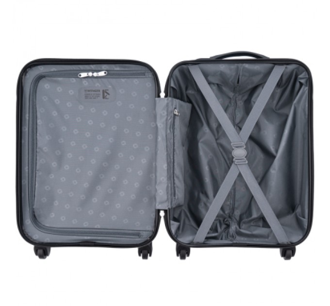 Wenger Валіза Wenger Amplar, мала, пластик, 4 колеса, чорна (653143)