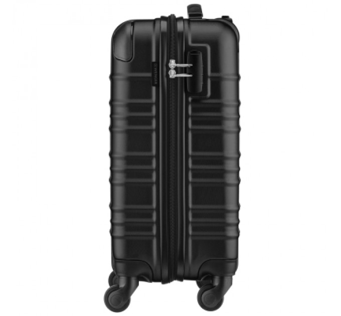 Wenger Валіза Wenger Amplar, мала, пластик, 4 колеса, чорна (653143)
