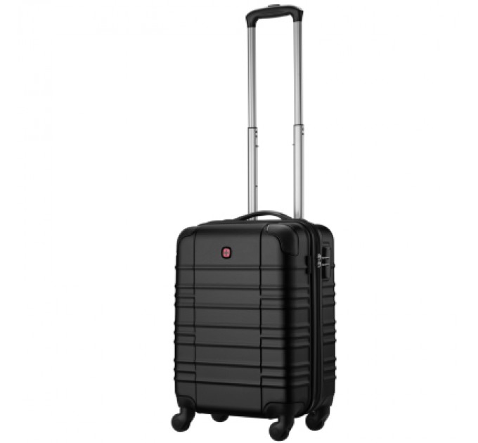 Wenger Валіза Wenger Amplar, мала, пластик, 4 колеса, чорна (653143)