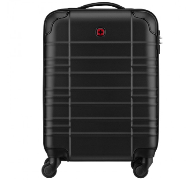 Wenger Валіза Wenger Amplar, мала, пластик, 4 колеса, чорна (653143)