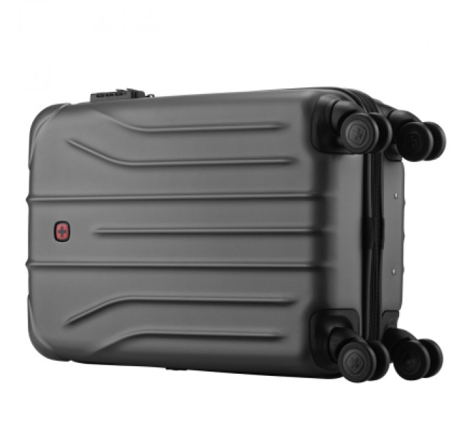 Wenger Валіза Wenger Oryson, мала, пластик, 4 колеса, сіра (653208)