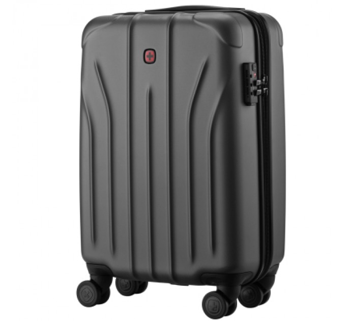 Wenger Валіза Wenger Oryson, мала, пластик, 4 колеса, сіра (653208)