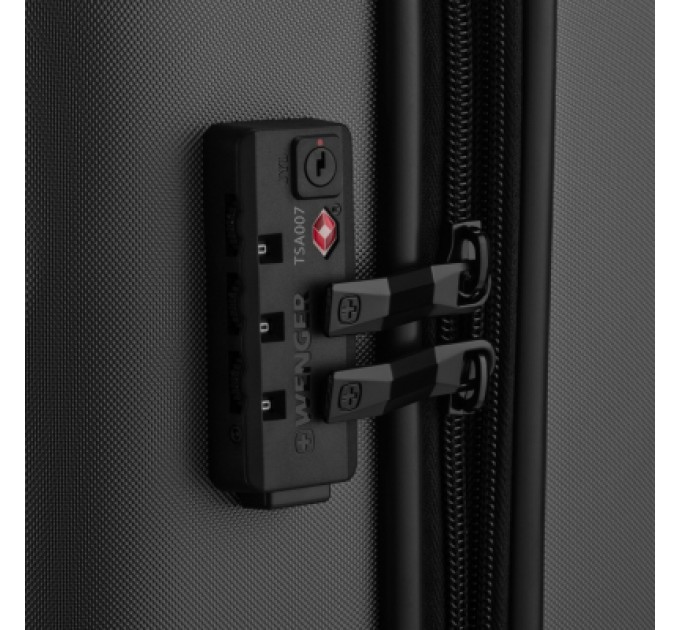 Wenger Валіза Wenger Oryson, мала, пластик, 4 колеса, сіра (653208)